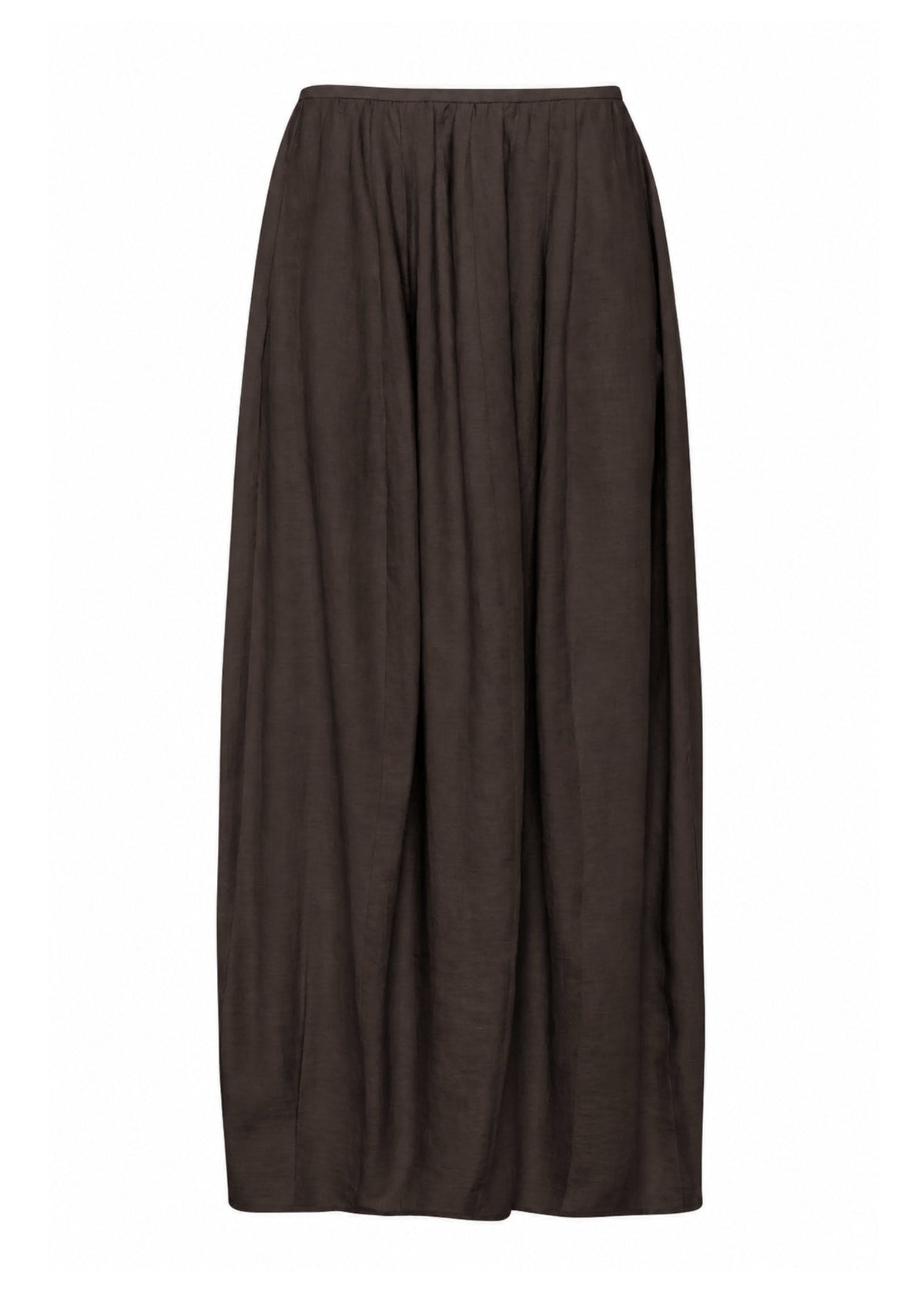 CANDITO PLEATED SKIRT - CHOCOLATE