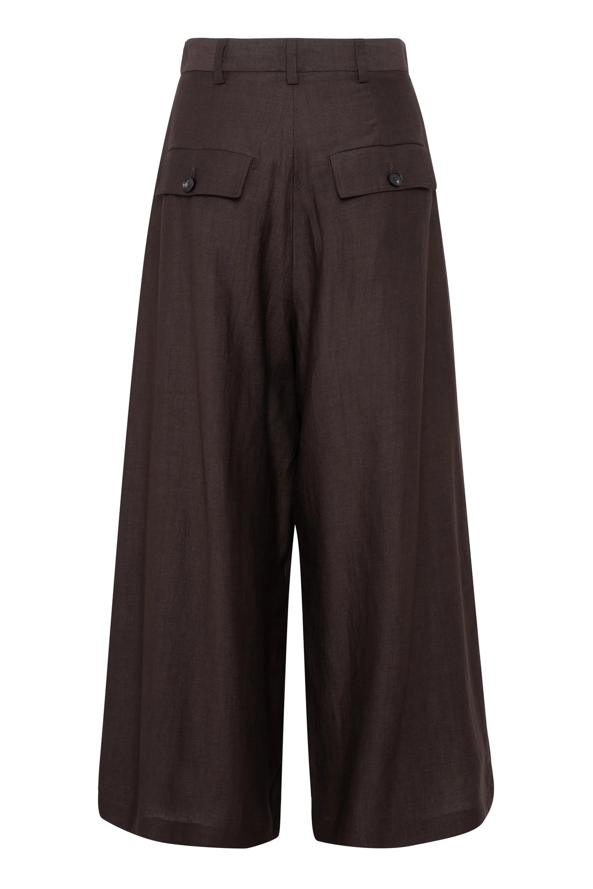 COOKIE CULOTTE PANTS - CHOCOLATE