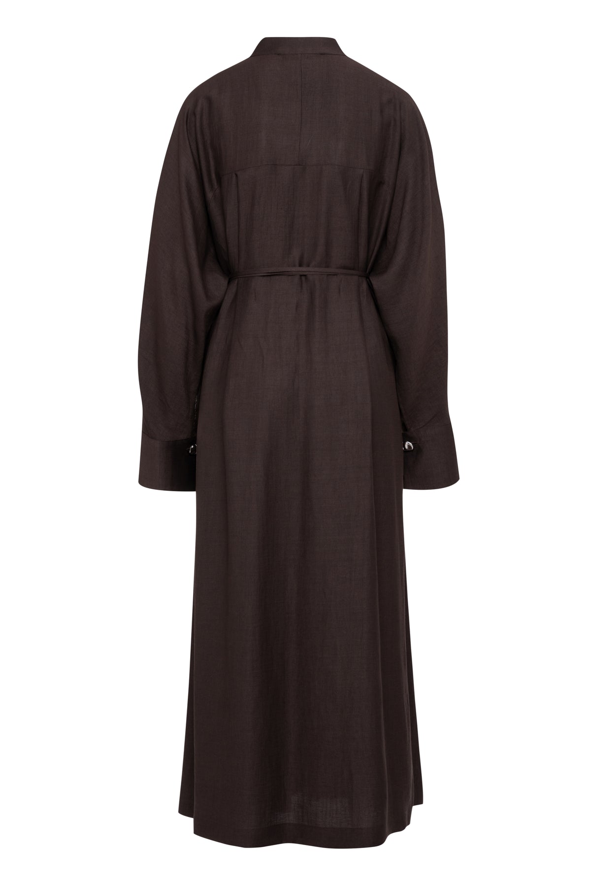 DELTA KIMONO DRESS - CHOCOLATE