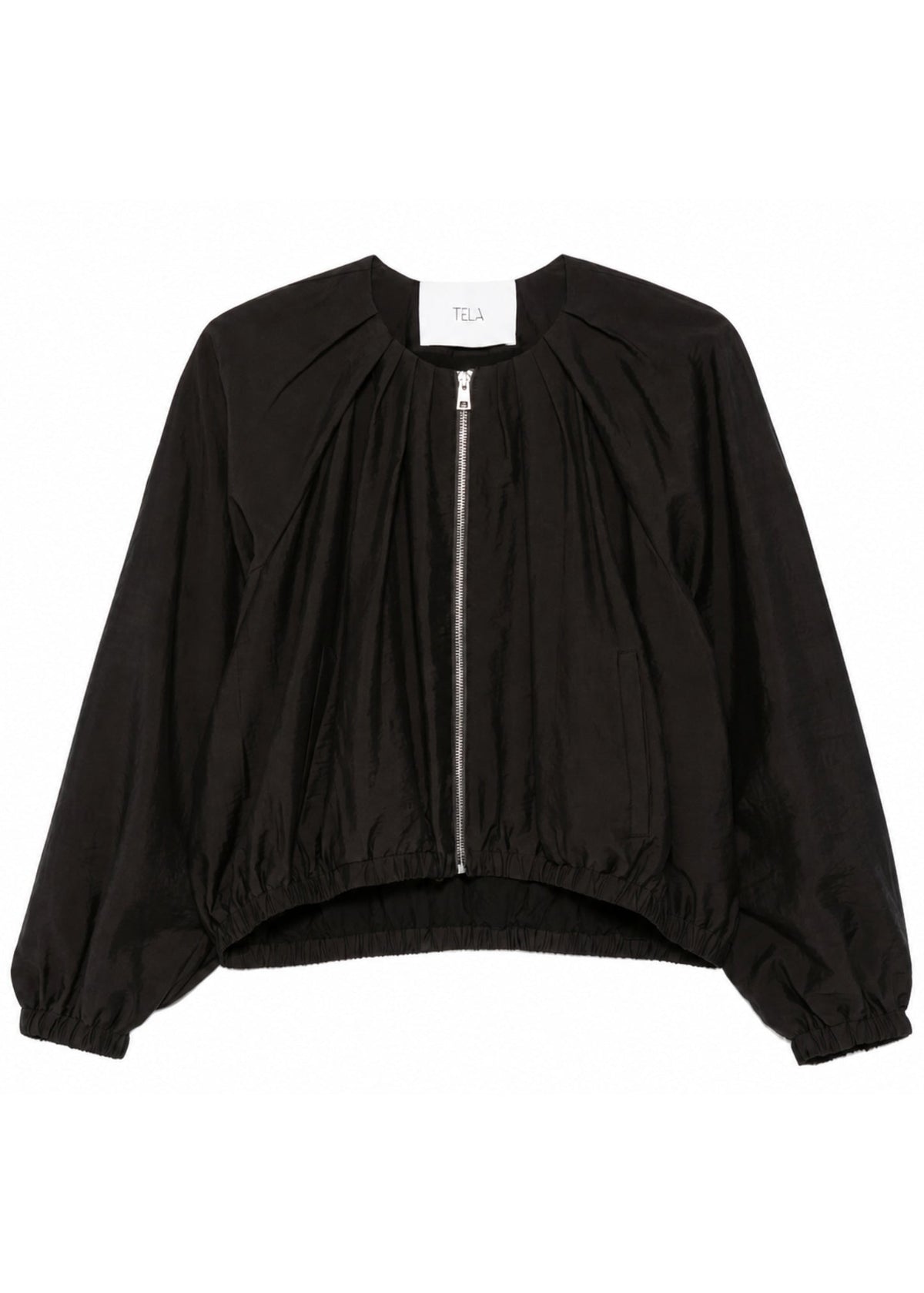 NUBE ZIP JACKET - COFFEE